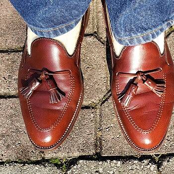 Alden 663 - Tassel Loafer - Burgundy Calfskin - The Shoe Mart