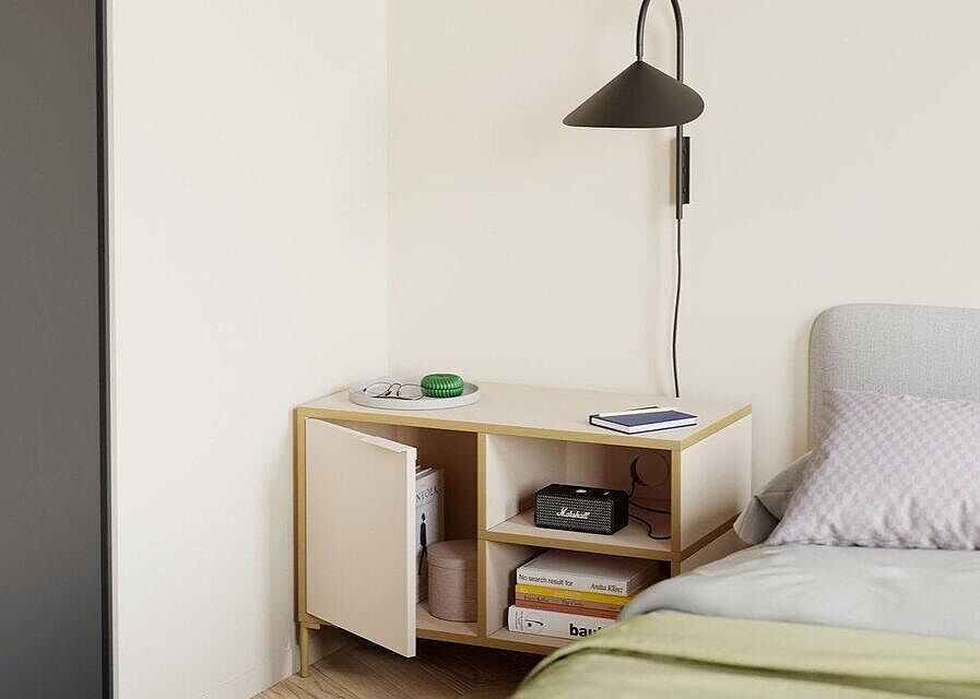Upgrade your bedroom set up with this little cutie in Mustard Yellow.