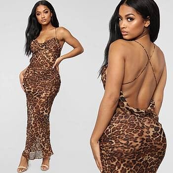 fashion nova leopard print dress