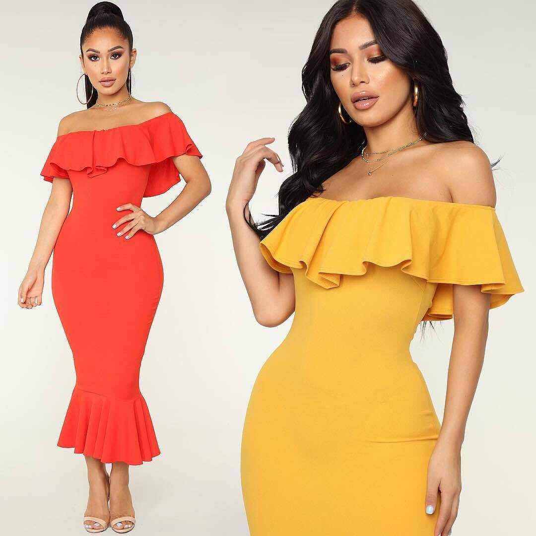 green emerald velvet dress Nova Ruffle Off Shoulder Maxi Dress - Ruby