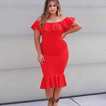 moments like this ruffle dress fashion nova Moments Like This Ruffle Dress - Hunter