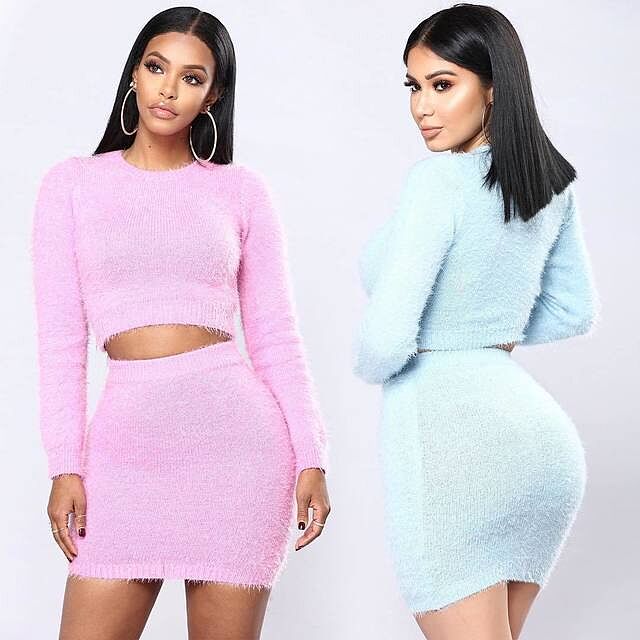 We Can Cuddle Up Fuzzy Set - Pink | Fashion Nova