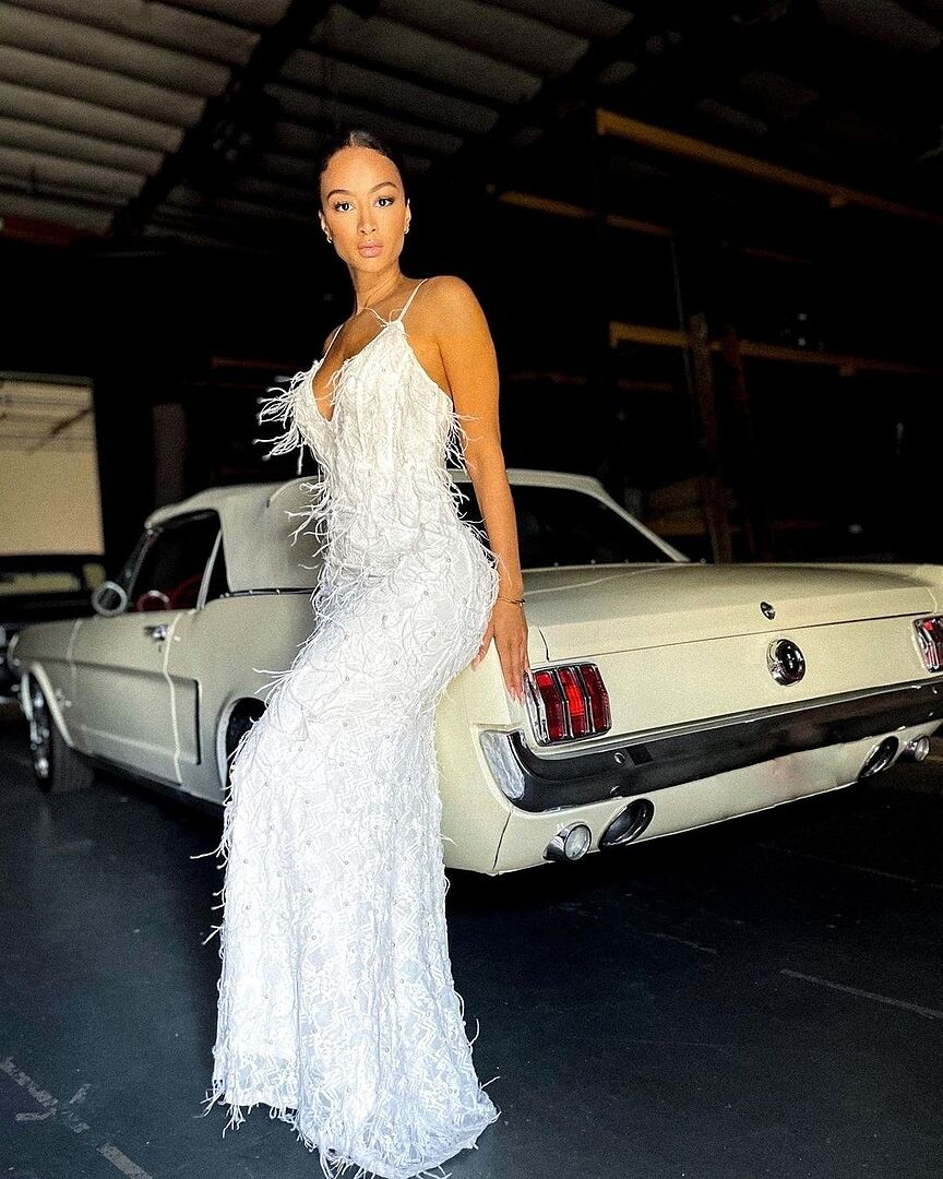 Kynlee Feather Trim Maxi Dress - White | Fashion Nova Kynlee Feather Trim Maxi Dress - White | Fashion Nova