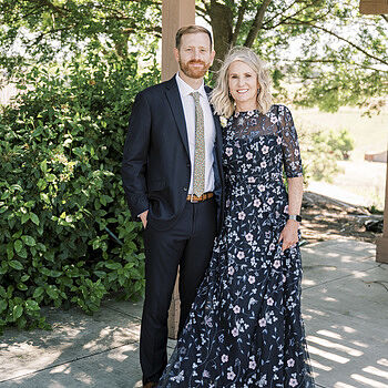 Overlay Gown With 3D Embroidered Florals – Terijon.com