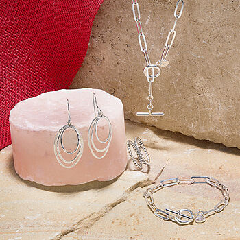 Sterling Silver Paperclip Necklace - Silpada - .925 Sterling