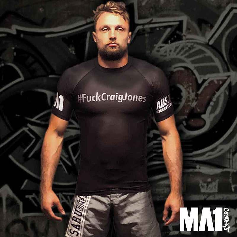 #FUCKCRAIGJONES MA1 SHORT SLEEVE RASH GUARD cover art