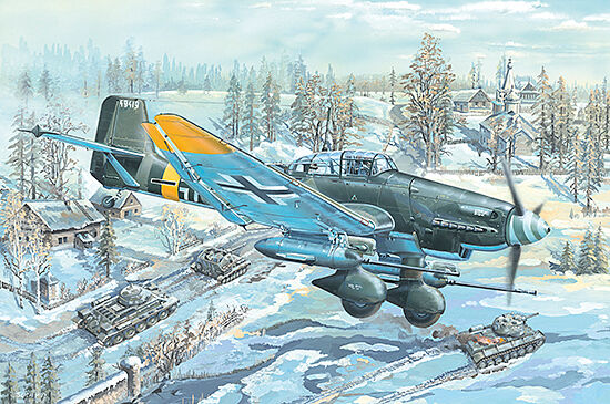 Junkers Ju-87D-5 Stuka 1/24スケール Amazon.com: Trumpeter 1/24 German Ju-87D-5 Stucka Plastic