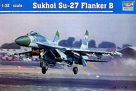 Su-27UB Flanker C 2-Seater Russian Trainer 1/32 Trumpeter