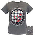 Product image for Girlie Girl Originals Preppy Nurse Inspire Love Heal Plaid T-Shirt