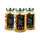 Product image for Organic Turmeric with Black Pepper - 360 Capsules (3 bottles for the price of 2!)
