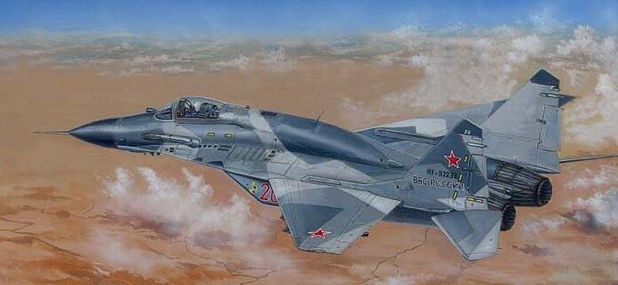 MiG-29UB Fulcrum Russian Fighter 1/32 Trumpeter