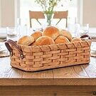 Bread Serving Basket | Amish Wicker Large Bread Basket