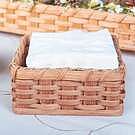 Napkin Holder Basket | Amish Woven Wicker Table Top Basket