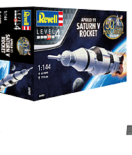 Apollo 11 Saturn V Rocket 50th Anniversary (w/Paint and Glue) 1/96