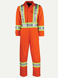 Pioneer 5999A Traffic Safety Coverall - Hi-Vis Yellow/Green