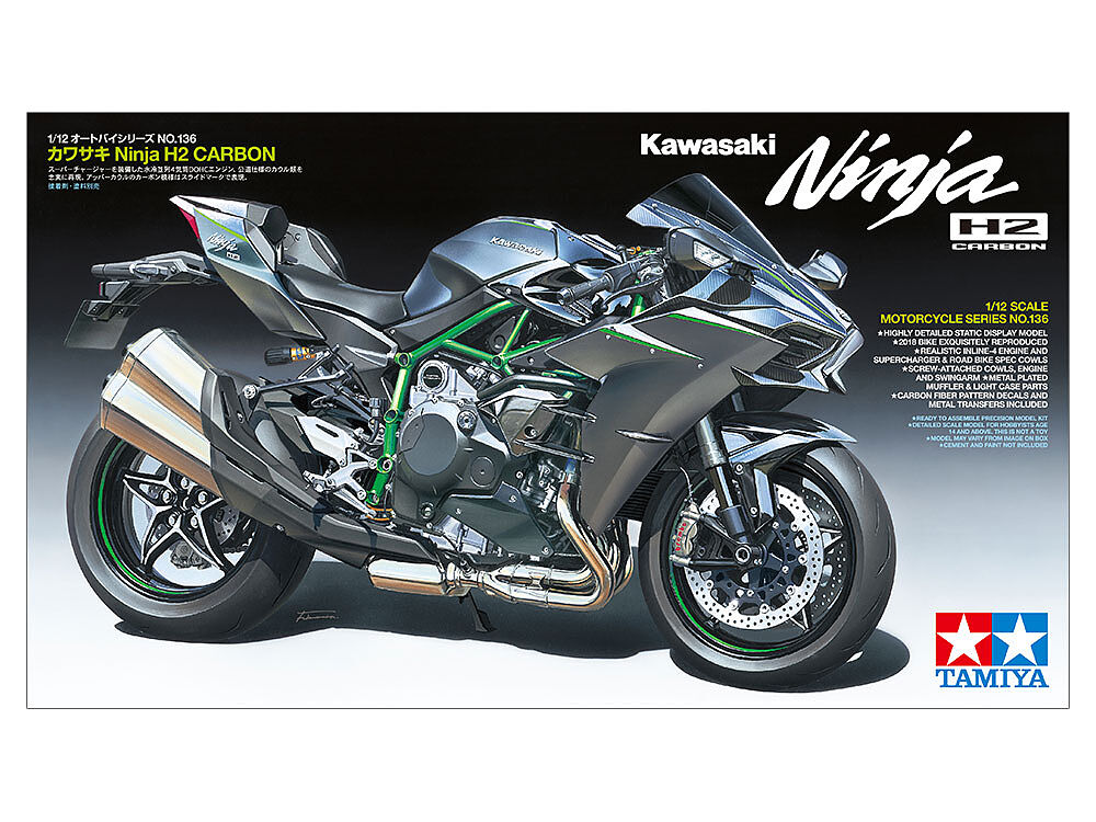 Kawasaki Ninja ZX-RR Motorcycle 1/12 Tamiya