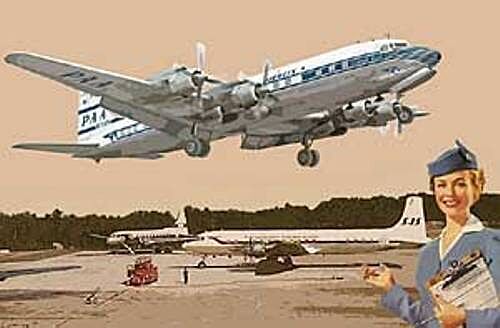 Air France L-749 Constellation Passenger Airliner 1/72 Heller