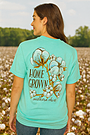 Product image for Southern Chics Apparel Home Grown Cotton Comfort Colors Girlie Bright T Shirt