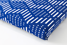 Product image for Blue Bogolan | Boho Dog Bed or Bed Cover