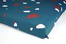 Product image for Teal Terrazzo | Mid-Century Modern Dog Bed or Bed Cover