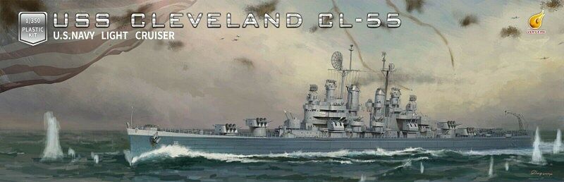 USS Birmingham CL-62 Light Cruiser 1/350 Very Fire (VFR350921)