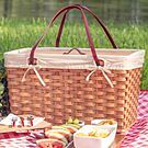 Extra-Large Picnic Basket | Giant Amish Woven Wicker Picnic Hamper