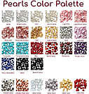 Product image for Up To 75pc Floating Custom/Sample Pack - Choose your Colors of Pearls, Gems, and Sizes - Fills 4 Med. Size Vases - Include Floating Transparent...