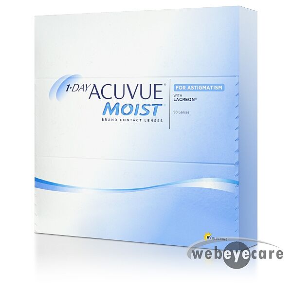 1-Day Acuvue Moist for Astigmatism (90 Pack)