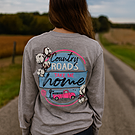 Product image for Girlie Girl Originals Country Roads Cotton Long Sleeves T Shirt