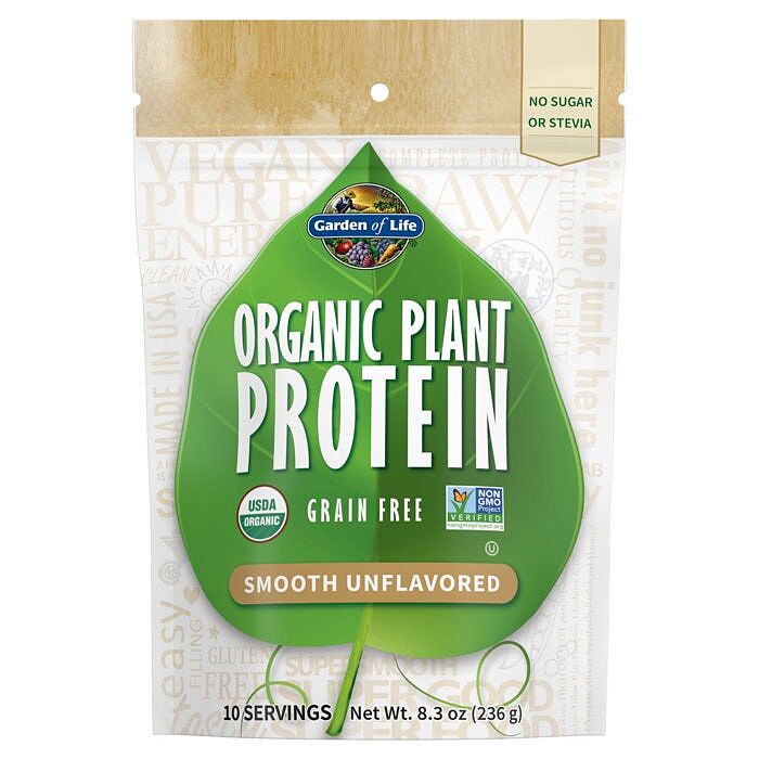 Organic Plant Protein Unflavored 236g POWDER