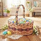 Medium Oval Easter Basket | Natural Decorative Amish Woven Wicker