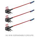 Product image for 3 Pack - Mini Expandable Circuit & 4 Amp Fuse