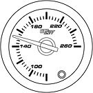 Product image for Black 7 Color Gauge Only