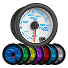 Product image for White 7 Color Water Temperature Gauge