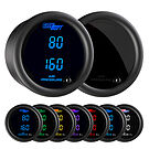 Product image for Tinted 7 Color Dual Digital Air Pressure Gauge