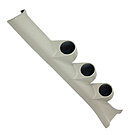 Product image for Beige Triple Pillar Gauge Pod for 2010-2013 Mazda 3