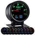 Product image for 3in1 Black Analog 60 PSI Boost w/ Digital EGT & Temperature Gauge