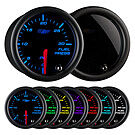Product image for Tinted 7 Color 30 PSI Fuel Pressure Gauge