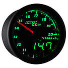 Product image for Black & Green MaxTow Wideband Air/Fuel Ratio Gauge