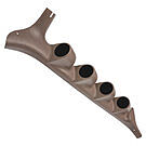 Product image for Tan Quad Pillar Gauge Pod for 1992-1997 Ford F-Series