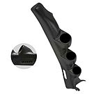 Product image for Black Triple Pillar Gauge Pod for 1997-2004 Chevrolet Corvette