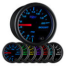 Product image for Black 7 Color 20 PSI Boost Gauge