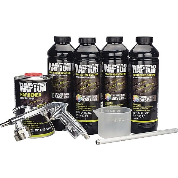 U-Pol® Raptor Spray-On Truck Bed Liner Kit - Clear Tintable - TP