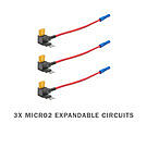Product image for 3 Pack - Micro2 Expandable Circuit & 5 Amp Fuse