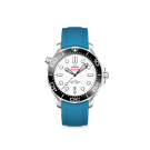 Product image for Rubber Strap for OMEGA® Seamaster Diver 300M Co-Axial 42mm White Ceramic