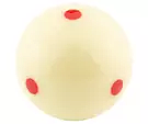 Product image for Aramith Pro Cup 6 Red Dot TV 'Measles' Cue Ball