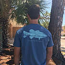 Product image for Country Life Outfitters Vintage Wood Bass Fish Unisex T-Shirt