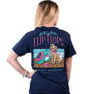 Product image for SALE Simply Southern Preppy Decks Docks Flip Flops T-Shirt