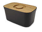 Product image for Bread Bin with Cutting Board Lid - Black