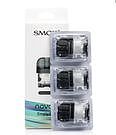 Product image for Novo 4 Empty Pod | Smok | 3Pk | 2ml (Black & Clear)